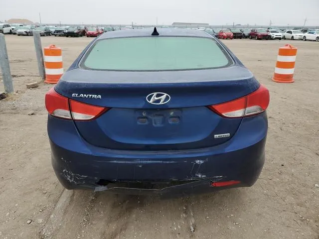 KMHDH4AE4DU636023 2013 2013 Hyundai Elantra- Gls 6