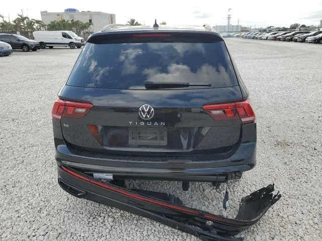 3VVCB7AX9PM008750 2023 2023 Volkswagen Tiguan- Se R-Line Black 6