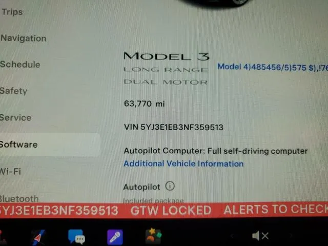 5YJ3E1EB3NF359513 2022 2022 Tesla MODEL 3 9