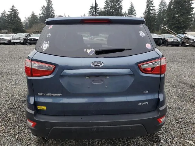 MAJ6S3GL6NC474634 2022 2022 Ford Ecosport- SE 6