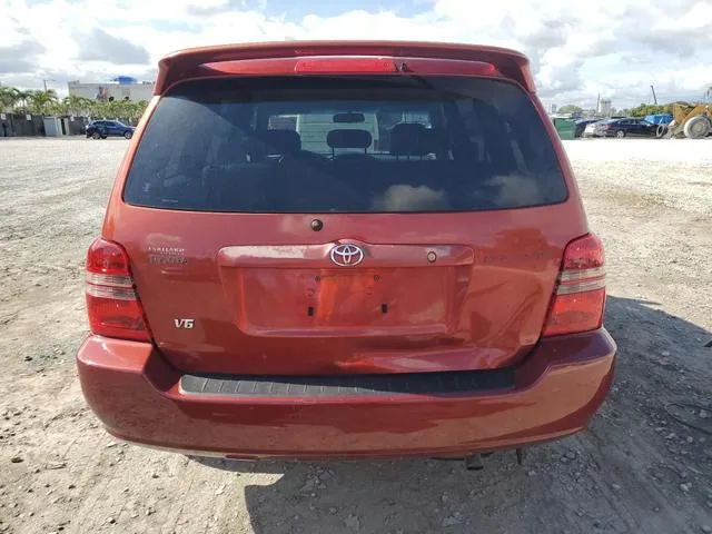 JTEGF21A710018895 2001 2001 Toyota Highlander 6