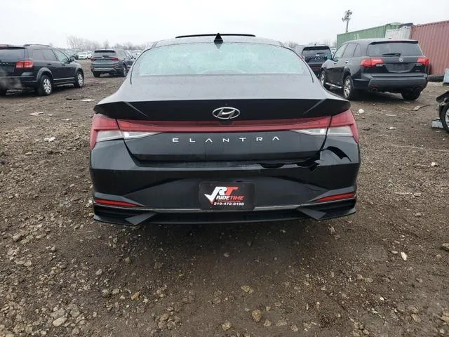 KMHLN4AG7NU225030 2022 2022 Hyundai Elantra- Sel 6