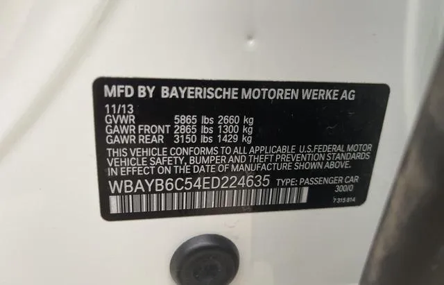 WBAYB6C54ED224635 2014 2014 BMW 7 Series- 750 XI 10