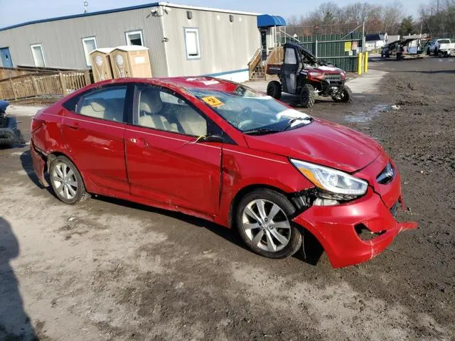 KMHCU4AE1EU675970 2014 2014 Hyundai Accent- Gls 4