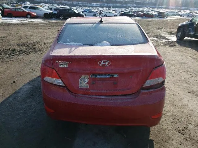 KMHCU4AE1EU675970 2014 2014 Hyundai Accent- Gls 6