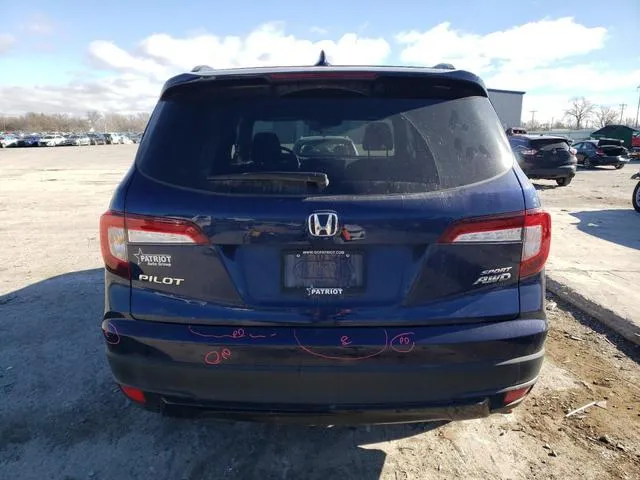 5FNYF6H30NB075163 2022 2022 Honda Pilot- Sport 6