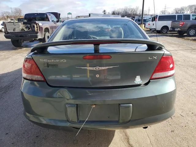 1C3EL46R34N184471 2004 2004 Chrysler Sebring- LX 6