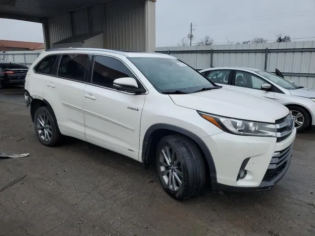 5TDDGRFH4JS039865 2018 2018 Toyota Highlander- Hybrid Limited 4