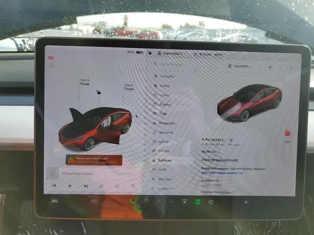 5YJ3E1EAXMF936432 2021 2021 Tesla MODEL 3 9