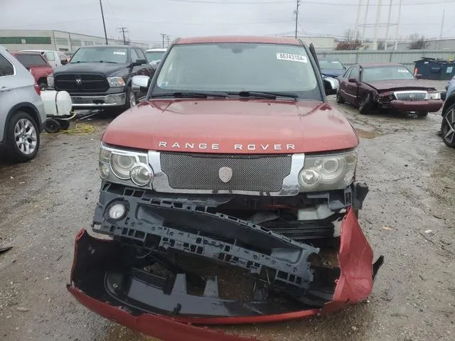 SALSK25439A202907 2009 2009 Land Rover Range Rover- Hse 5