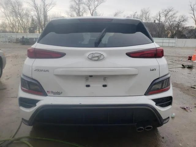 KM8K33A31NU828919 2022 2022 Hyundai Kona- N Line 6