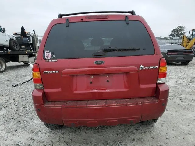 1FMYU95H46KA30492 2006 2006 Ford Escape- Hev 6