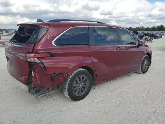 5TDKRKEC8MS036454 2021 2021 Toyota Sienna- LE 3