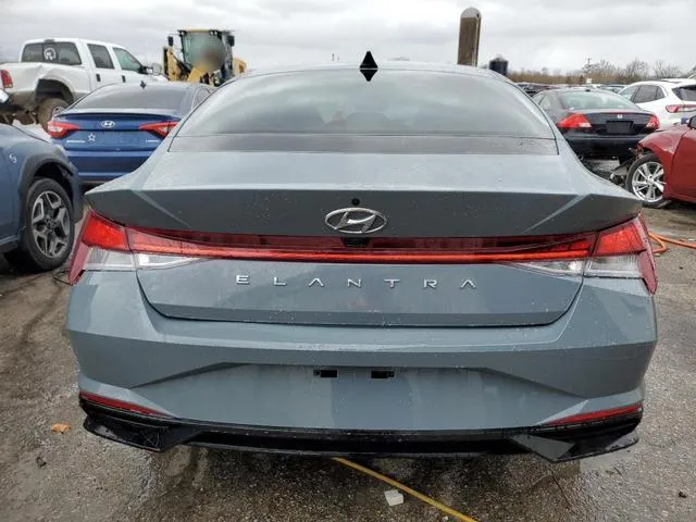 KMHLN4AG7MU157407 2021 2021 Hyundai Elantra- Sel 6