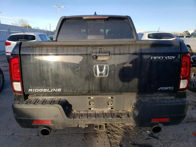 5FPYK3F86NB018692 2022 2022 Honda Ridgeline- Black Edition 6