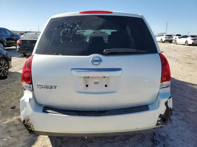 5N1BV28U47N105291 2007 2007 Nissan Quest- S 6