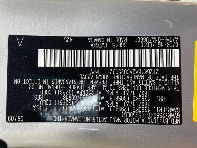 2T2BK1BA2AC025032 2010 2010 Lexus RX- 350 10