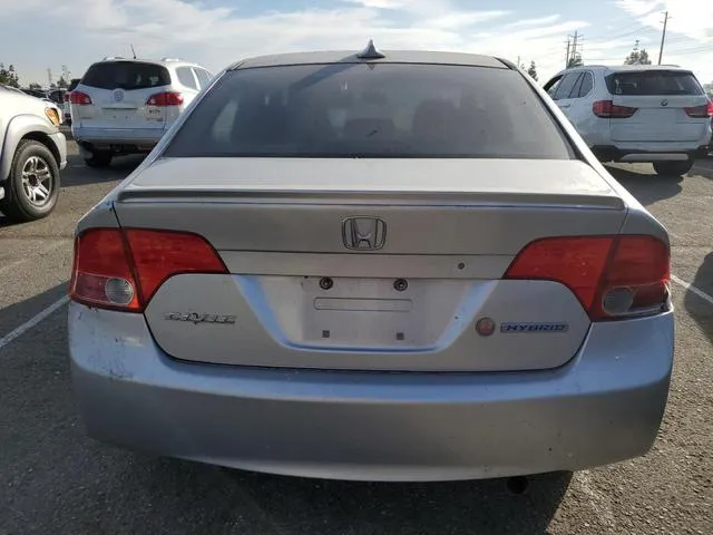 JHMFA36266S014028 2006 2006 Honda Civic- Hybrid 6