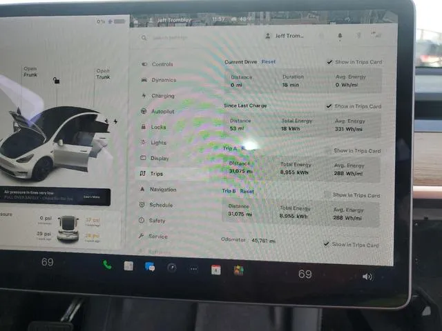 5YJYGAEE3MF223195 2021 2021 Tesla MODEL Y 9