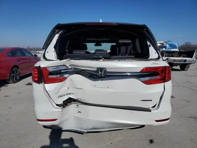 5FNRL6H87NB003711 2022 2022 Honda Odyssey- Touring 6