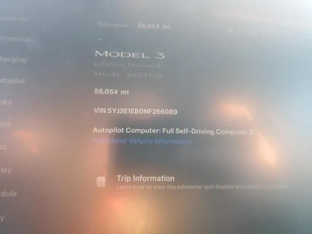 5YJ3E1EB0NF266089 2022 2022 Tesla MODEL 3 9