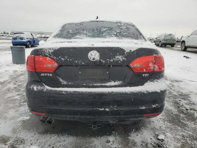 3VWLL7AJ1DM394239 2013 2013 Volkswagen Jetta- Tdi 6