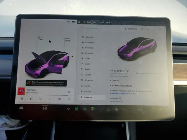 5YJYGDEE9MF102186 2021 2021 Tesla MODEL Y 9