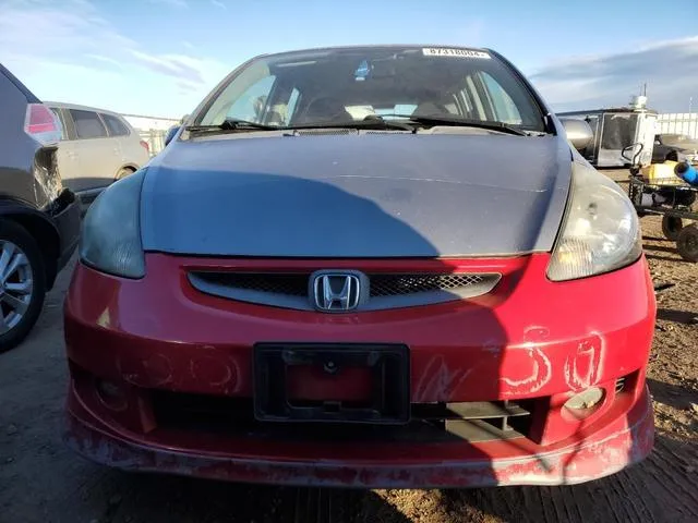 JHMGD38627S053180 2007 2007 Honda Fit- S 5