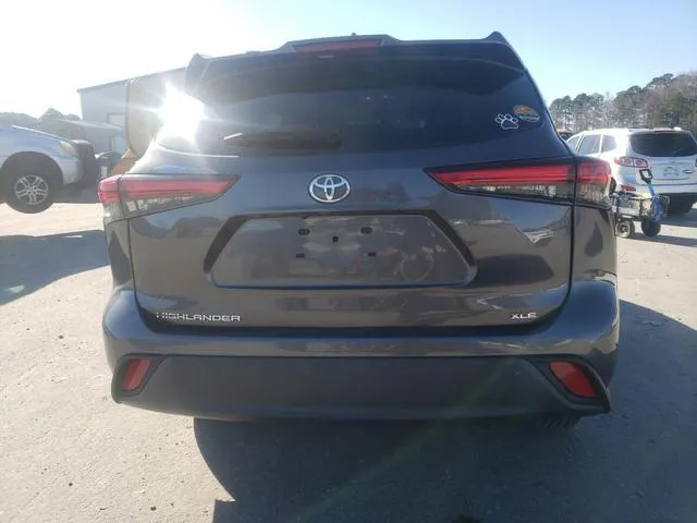 5TDGZRAH2MS082863 2021 2021 Toyota Highlander- Xle 6