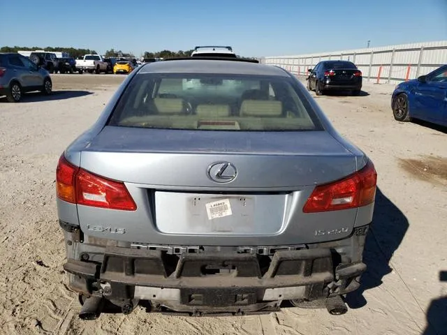 JTHBK262465016798 2006 2006 Lexus IS- 250 6