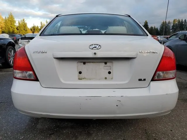 KMHDN45D33U543955 2003 2003 Hyundai Elantra- Gls 6