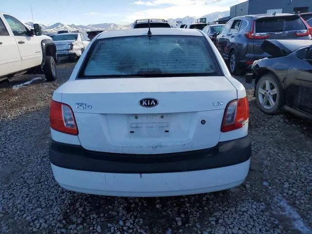 KNADE123076222087 2007 2007 KIA Rio- Base 6