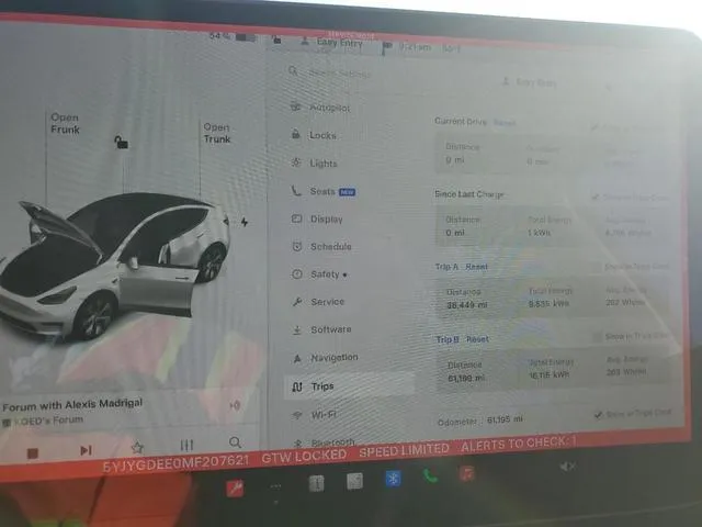 5YJYGDEE0MF207621 2021 2021 Tesla MODEL Y 9