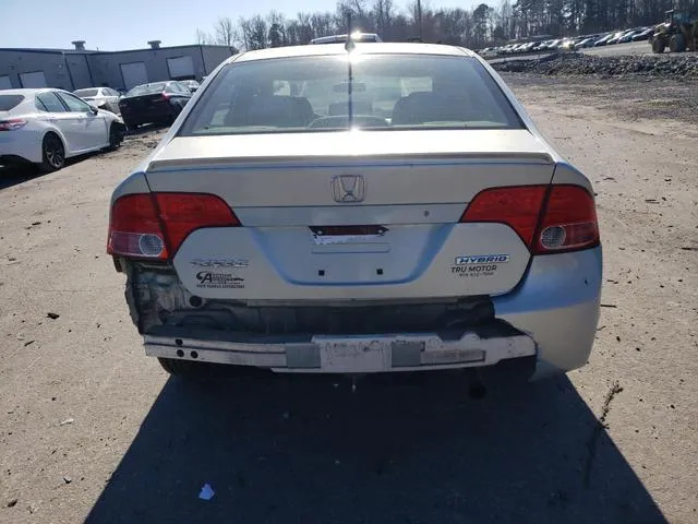 JHMFA36266S006043 2006 2006 Honda Civic- Hybrid 6