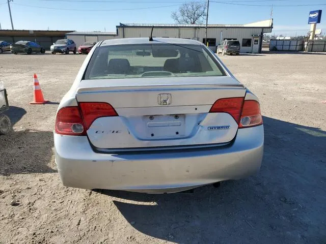 JHMFA36266S022386 2006 2006 Honda Civic- Hybrid 6