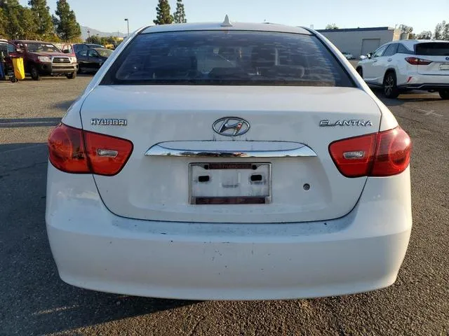 KMHDU4AD8AU118429 2010 2010 Hyundai Elantra- Blue 6