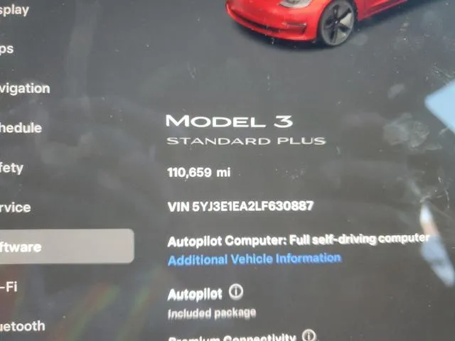 5YJ3E1EA2LF630887 2020 2020 Tesla MODEL 3 9