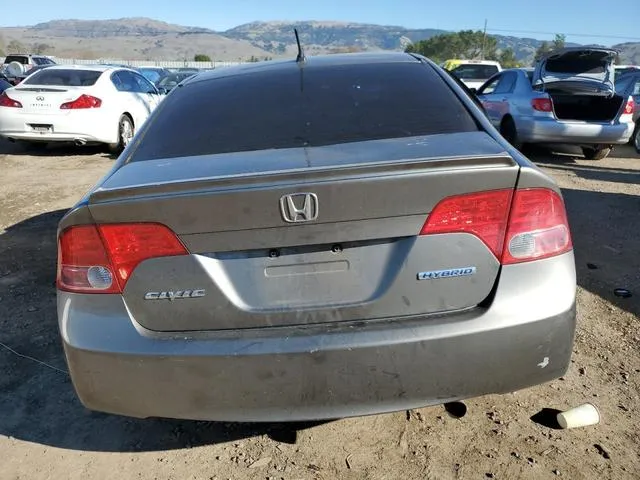 JHMFA36238S022784 2008 2008 Honda Civic- Hybrid 6