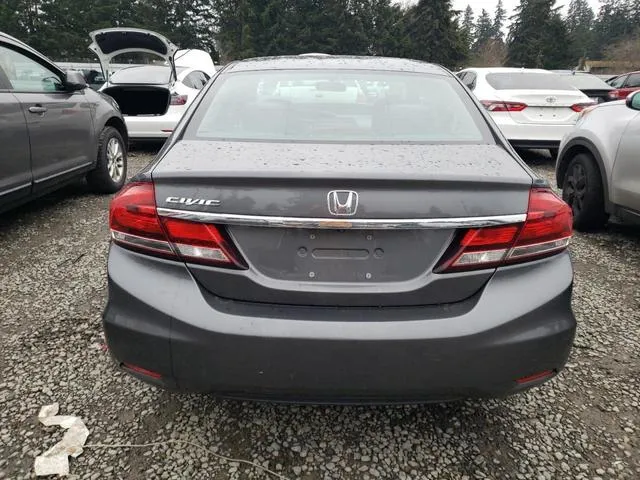 19XFB2F54DE250468 2013 2013 Honda Civic- LX 6