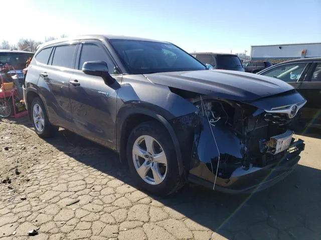 5TDBBRCH2MS047476 2021 2021 Toyota Highlander- Hybrid Le 4