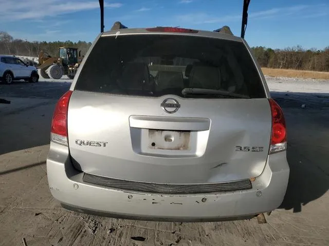 5N1BV28U15N119338 2005 2005 Nissan Quest- S 6