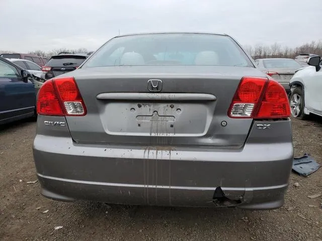 2HGES16305H592947 2005 2005 Honda Civic- Dx Vp 6