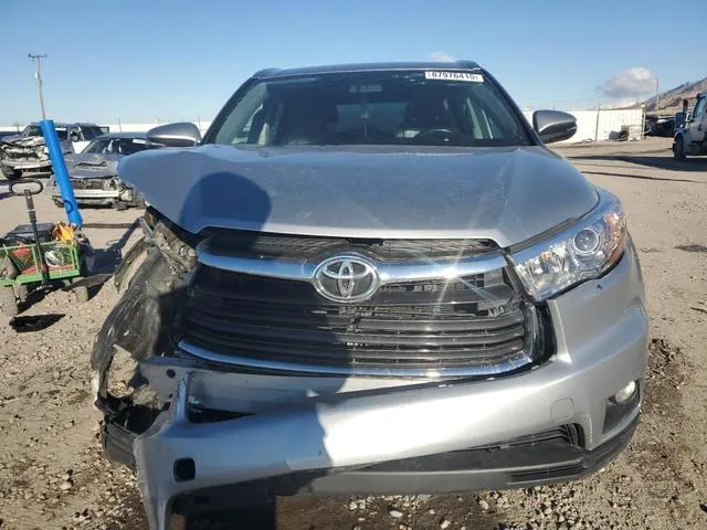 5TDJKRFH4FS136394 2015 2015 Toyota Highlander- Xle 5