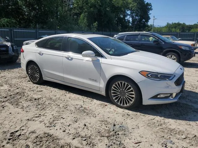 3FA6P0RU9HR388911 2017 2017 Ford Fusion- Titanium Hev 4