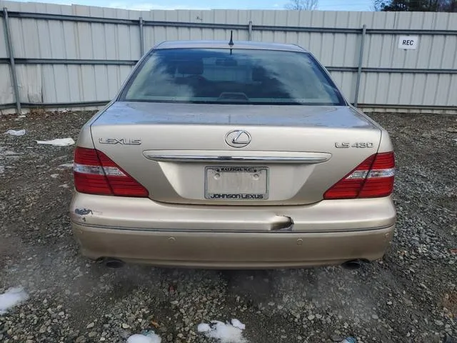 JTHBN36F655001881 2005 2005 Lexus LS- 430 6