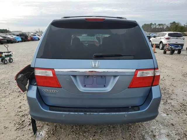 5FNRL38816B065637 2006 2006 Honda Odyssey- Touring 6