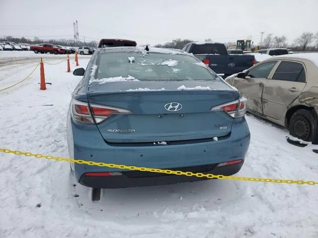 KMHE34L10GA024582 2016 2016 Hyundai Sonata- Hybrid 6