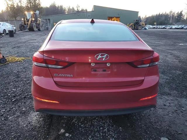 5NPD84LF9JH291085 2018 2018 Hyundai Elantra- Sel 6