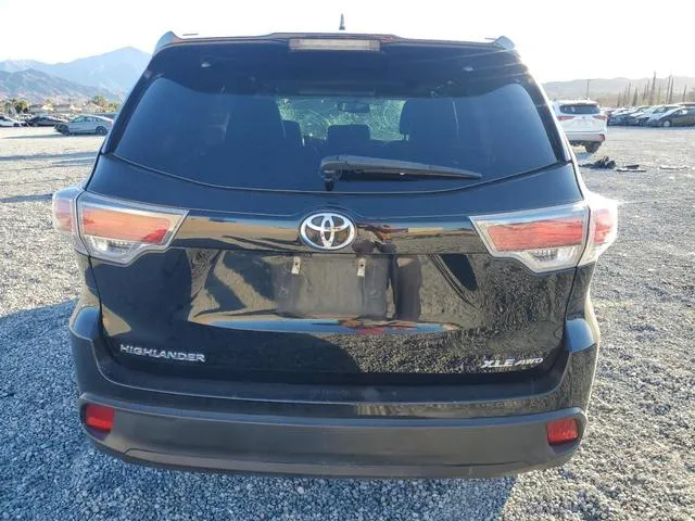 5TDJKRFH7FS188165 2015 2015 Toyota Highlander- Xle 6