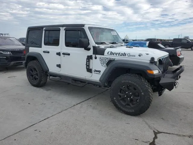 1C4HJXDN6MW669813 2021 2021 Jeep Wrangler- Sport 4